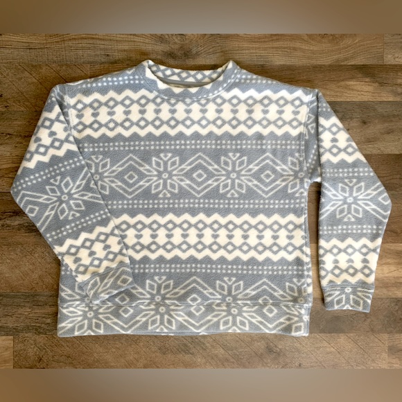 Thread+Supply Snowflake Fleece Pullover - Picture 1 of 6